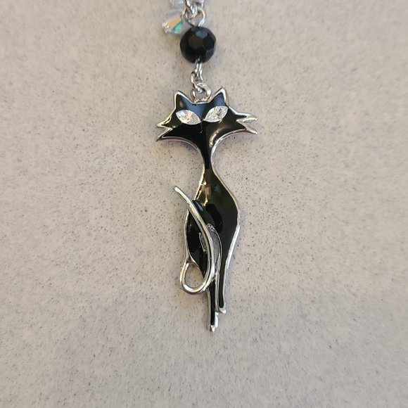NWOT Black Cat Phone Charm - Picture 7 of 7